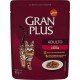 RAÇÃO ÚMIDA AFFINITY PETCARE GRANPLUS SACHÊ  CARNE PARA GATOS ADULTOS