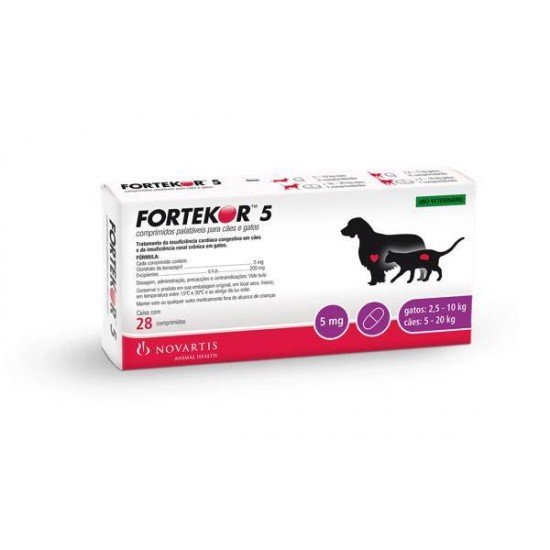 FORTEKOR 5MG ELANCO 28 COMPRIMIDOS