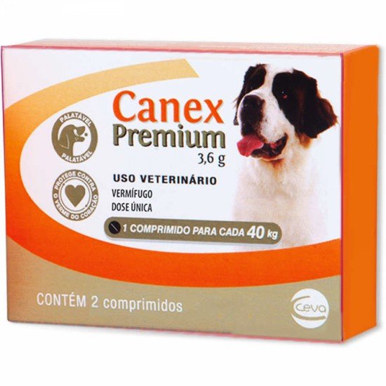 Vermífugo Ceva Canex Premium 3,6 g para Cães