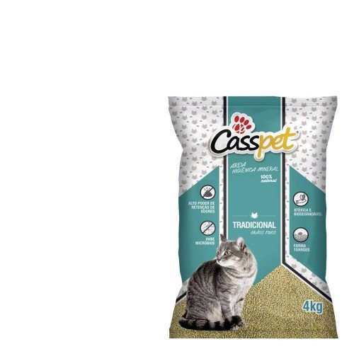 AREIA MINERAL CASSPET TRAD 4 KG AREIA MINERAL CASSPET TRAD 4 KG