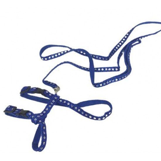 GUIA PEITORAL PARA GATO BRILHO POWERPET