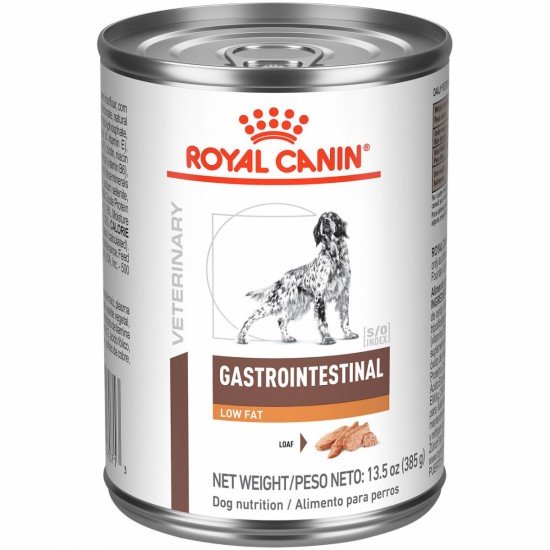 Ração Úmida Royal Canin Veterinary Gastrointestinal Low Fat para Cães Adultos 410g