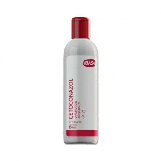 SHAMPOO ANTIFÚNGICO IBASA CETOCONAZOL 2% PARA CÃES E GATOS