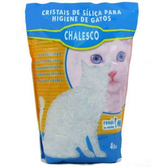 AREIA SANITÁRIA CHALESCO CRISTAIS DE SÍLICA