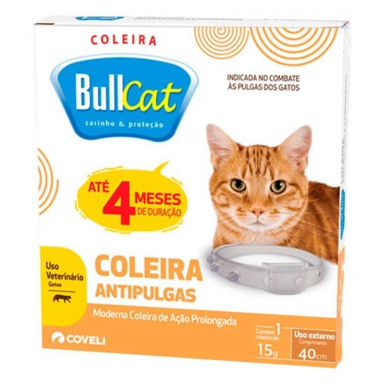 COLEIRA ANTIPULGAS COVELI BULLCAT
