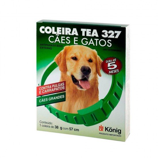 COLEIRA ANTIPULGAS PARA CÃES GRANDES TEA KONIG