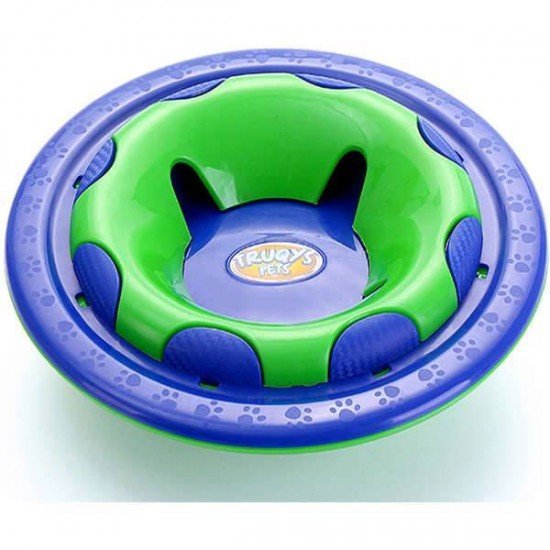 COMEDOURO INTERATIVO TRUQYS PETS LABAMBA FOOD AZUL
