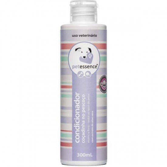 CONDICIONADOR PET ESSENCE COÇADINHA NO PESCOÇO PARA CÃES E GATOS 300ML