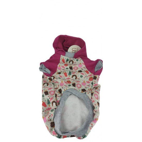 ROUPINHA CASACO ESTAMPADINHO SWEET CANDIES