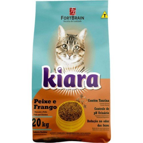 RAÇÃO PARA GATO KIARA FRANGO & PEIXE