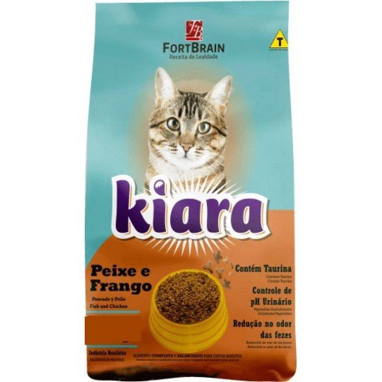 RAÇÃO PARA GATO KIARA FRANGO & PEIXE