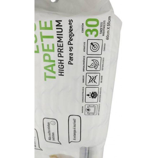 TAPETE HIGIÊNICO ECO HIGH PREMIUM DOGS CARE 60 X 55 PARA CÃES TAPETE HIGIÊNICO ECO HIGH PREMIUM DOGS CARE 60 X 55 PARA CÃES