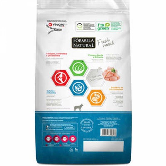Ração Seca Fórmula Natural Fresh Meat Cães Light Raças Médias e Grandes