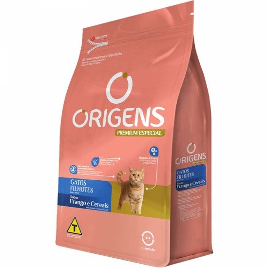 RAÇÃO ORIGENS PARA GATOS FILHOTES SABOR FRANGO