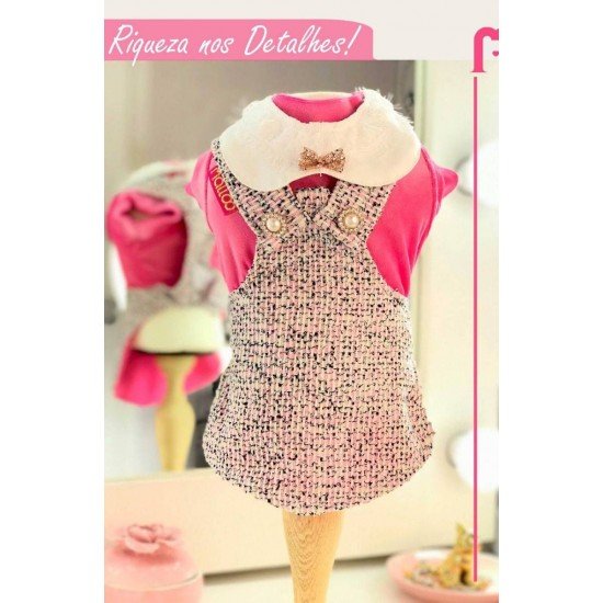 ROUPA JARDINEIRA TWEED