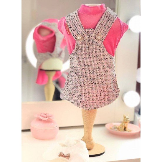 ROUPA JARDINEIRA TWEED