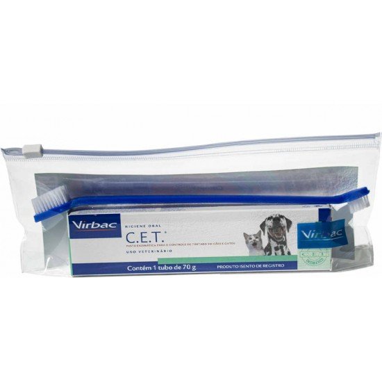 Pasta Dental Virbac Enzimática CET para Cães e Gatos