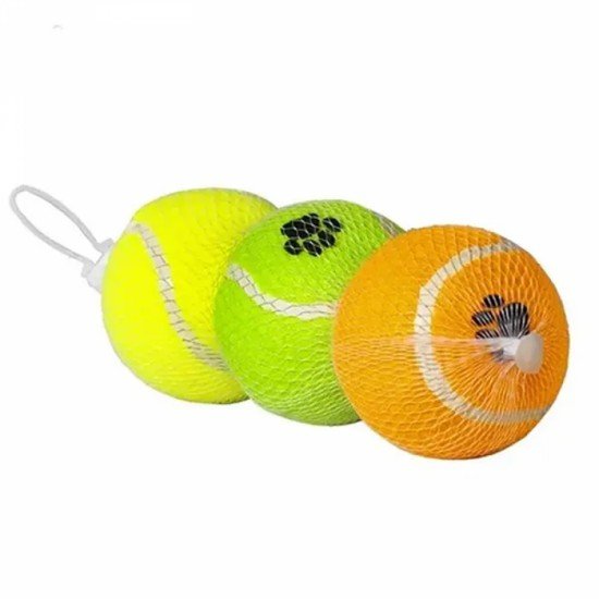 Brinquedo Savana Kit 3 Bolinhas de Tênis para Cães