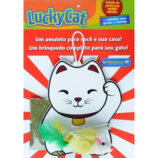 BRINQUEDO PARA GATOS PET GAMES LUCKY CAT
