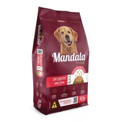 RAÇÃO  MANDALA - CÃES ADULTOS - CARNE E ARROZ RAÇÃO  MANDALA - CÃES ADULTOS - CARNE E ARROZ