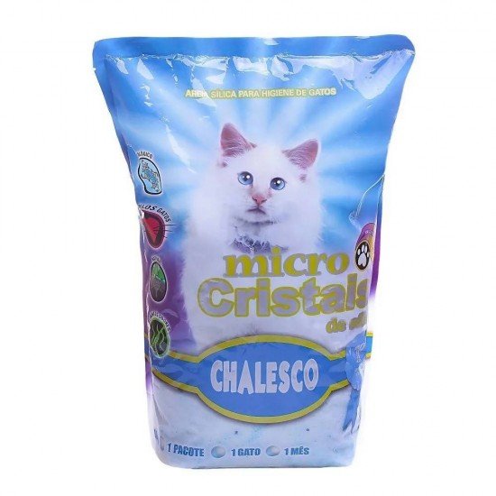 AREIA PARA GATO CHALESCO SÍLICA MICRO CRISTAIS 1,8KG AREIA PARA GATO CHALESCO SÍLICA MICRO CRISTAIS 1,8KG