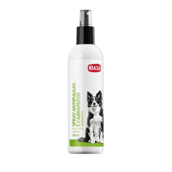 SPRAY IBASA ANTI PULGAS PARA CÃES