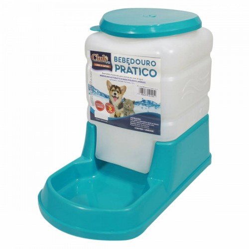 Bebedouro Pástico Automático Pratico 3L  Club Pet