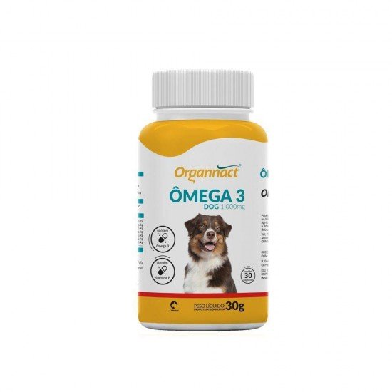 SUPLEMENTO VITAMÍNICO ORGANNACT OMEGA 3 DOG 1000MG