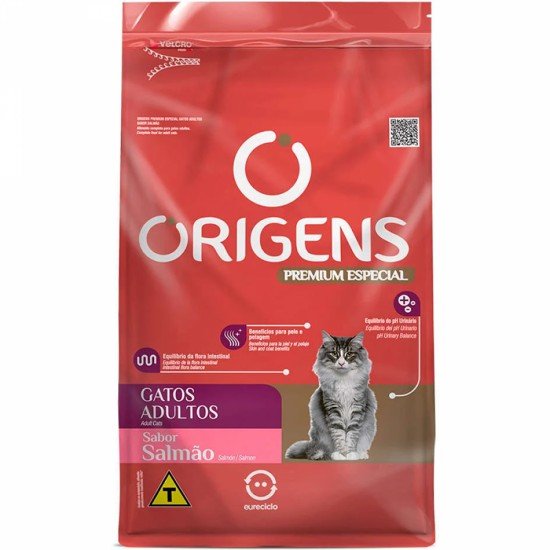 Ração Seca Origens Salmão para Gatos Adultos