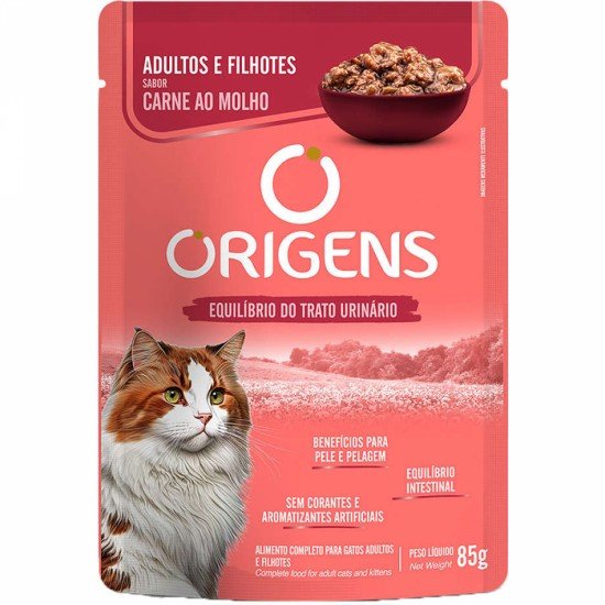 Ração Úmida Origens Carne ao Molho para Gatos Ração Úmida Origens Carne ao Molho para Gatos