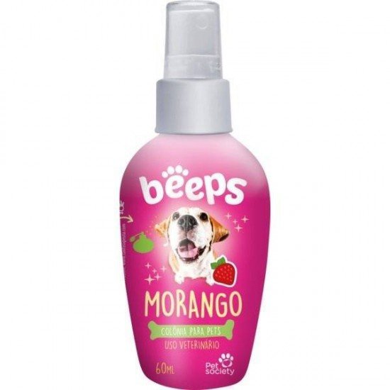 COLÔNIA PET SOCIETY BEEPS MORANGO 60ML