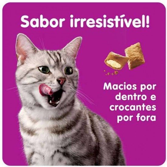 PETISCO WHISKAS TEMPTATIONS ANTIBOLA DE PELO PARA GATOS ADULTOS