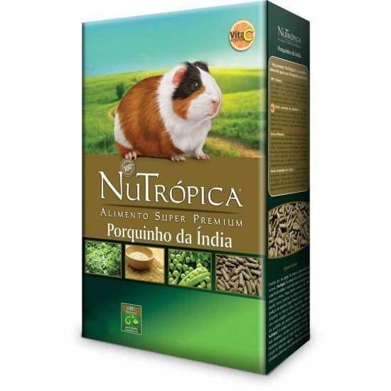 RAÇÃO NUTRÓPICA NATURAL PARA PORQUINHO DA ÍNDIA 500G