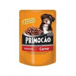 RAÇÃO ÚMIDA PRIMOCÃO SACHÊ SABOR CARNE PARA CÃES ADULTOS - 100G RAÇÃO ÚMIDA PRIMOCÃO SACHÊ SABOR CARNE PARA CÃES ADULTOS - 100G