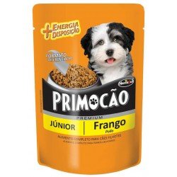 RAÇÃO ÚMIDA PRIMOCÃO SACHÊ SABOR FRANGO PARA CÃES FILHOTES - 100 G