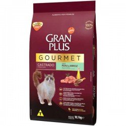 RAÇÃO SECA AFFINITY GRANPLUS GOURMET PERU & ARROZ PARA GATOS CASTRADOS