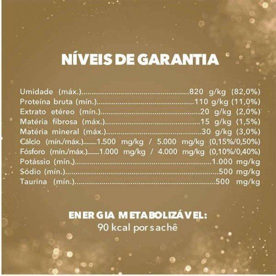 RACÃO ÚMIDA NESTLÉ PURINA FANCY FEAST SACHÊ GOULASH COM PERU PARA GATOS ADULTOS 85G
