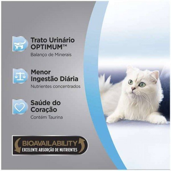 RAÇÃO UMIDA OPTIMUM SACHÊ PARA GATOS ADULTOS MANUTENÇÃO DE PESO SABOR FRANGO - 85G