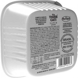 RAÇÃO ÚMIDA THREE CATS BOLAS DE PELOS SUPER PREMIUM PATÊ PEIXE BRANCO PARA GATOS CASTRADOS RAÇÃO ÚMIDA THREE CATS BOLAS DE PELOS SUPER PREMIUM PATÊ PEIXE BRANCO PARA GATOS CASTRADOS