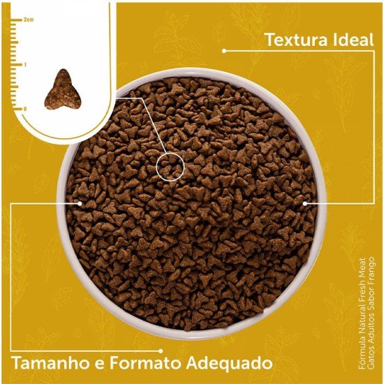 Ração Seca Fórmula Natural Fresh Meat Frango para Gatos Adultos