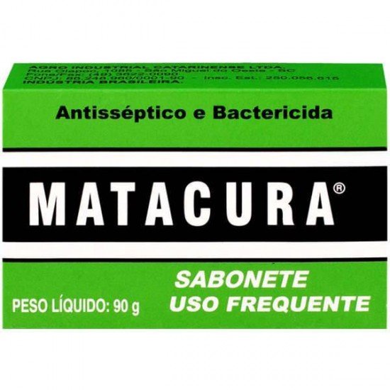 SABONETE MATACURA ANTISSÉPTICO E BACTERICIDA PARA CÃES