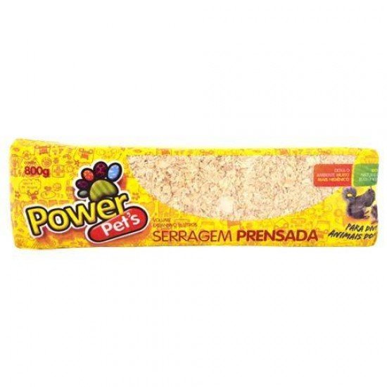 SERRAGEM PRENSADA POWER PETS PARA ROEDORES  800G
