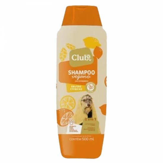 Shampoo Vegano De Frutas Cítricas 3 Em 1 500ml  Club Pet