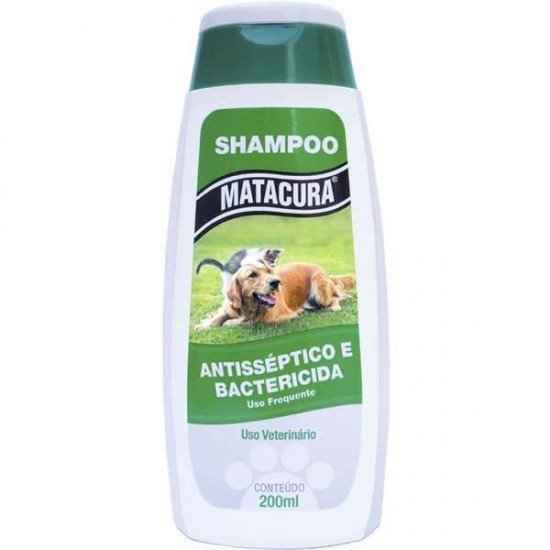 SHAMPOO MATACURA ANTISSÉPTICO E BACTERICIDA PARA CÃES 200ML