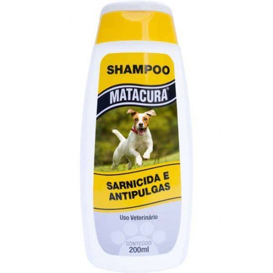 SHAMPOO MATACURA SARNICIDA E ANTIPULGAS PARA CÃES 200ML