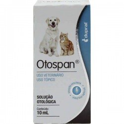 OTOSPAN 10ML - OTITE EXTERNAS AGUDAS OU CRÔNICAS CÃES GATOS