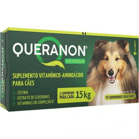 SUPLEMENTO AVERT QUERANON 15KG - 30 CÁPSULAS