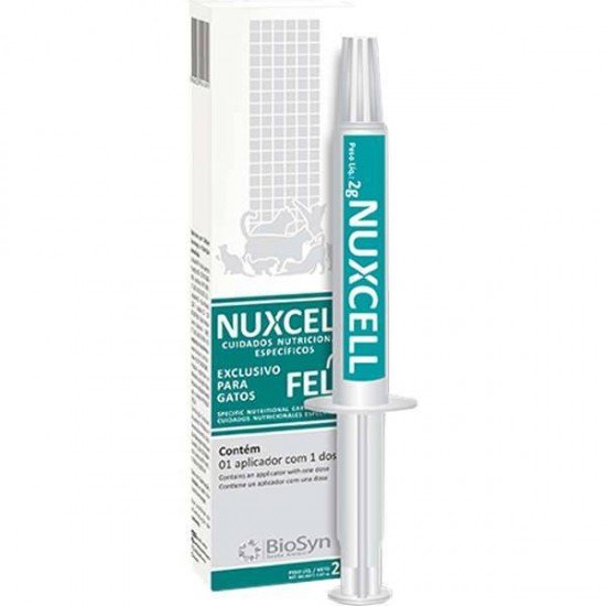 SUPLEMENTO VITAMÍNICO BIOSYN NUXCELL FEL PARA GATOS