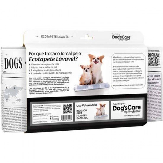 TAPETE HIGIÊNICO LAVÁVEL DOGS CARE THE NEW YORK DOGS TAPETE HIGIÊNICO LAVÁVEL DOGS CARE THE NEW YORK DOGS