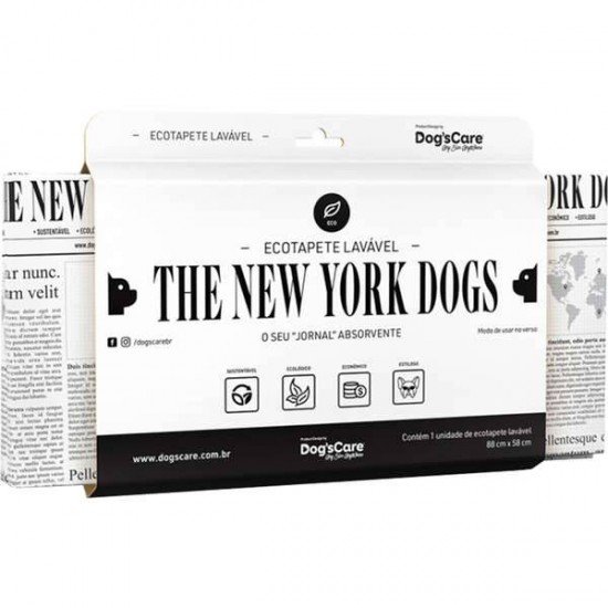 TAPETE HIGIÊNICO LAVÁVEL DOGS CARE THE NEW YORK DOGS TAPETE HIGIÊNICO LAVÁVEL DOGS CARE THE NEW YORK DOGS